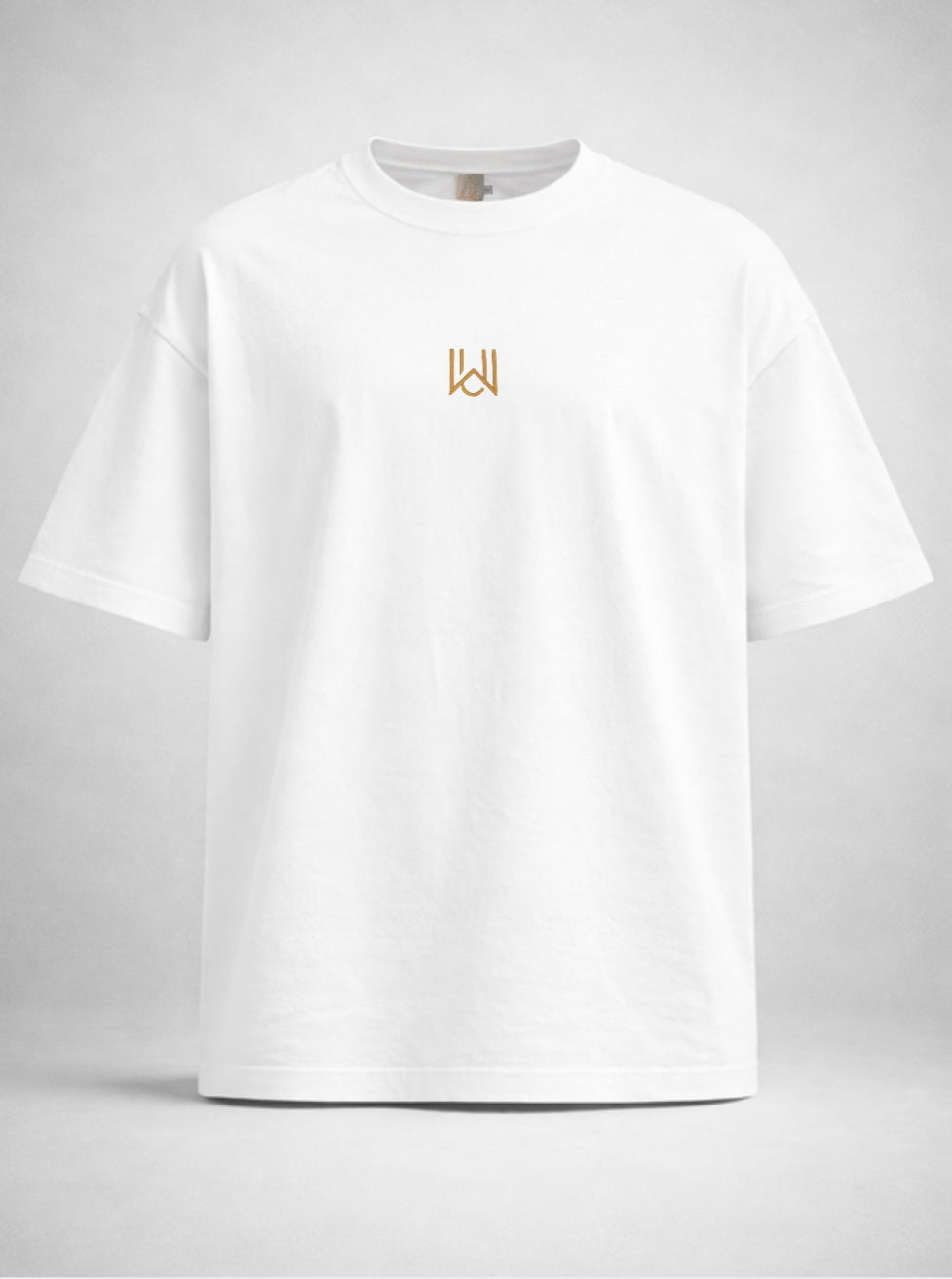 WAKE UP – Organic T-Shirt Oversized – Weiß