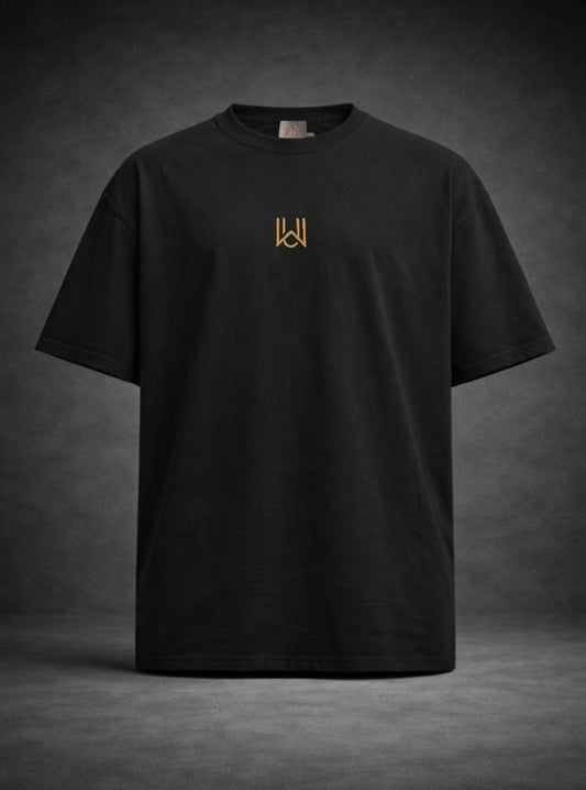 WAKE UP – Organic T-Shirt Oversized – Schwarz