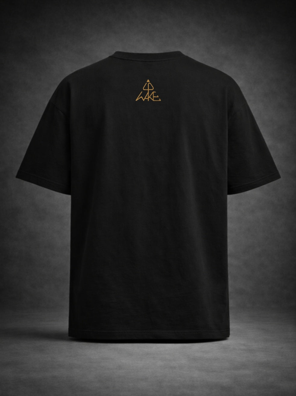 WAKE UP – Organic T-Shirt Oversized – Black